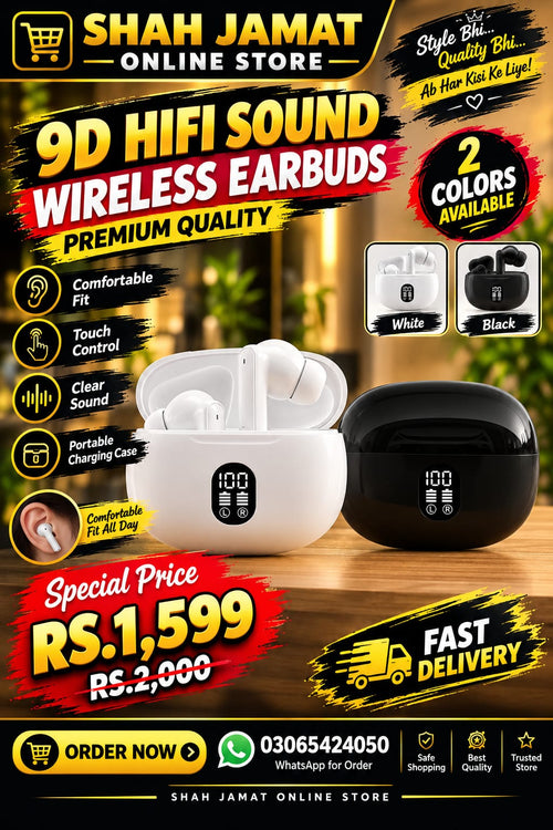 Crystal Clear Wireless Earbuds