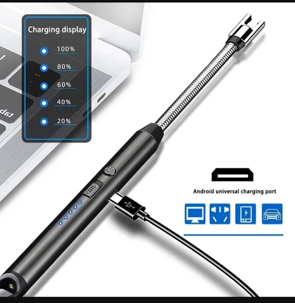 Rechargeable Electric Lighter with 360° Flexible Neck