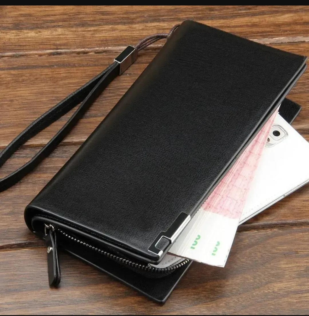 Men's Leather Wallet 6-Layer Secure Storage