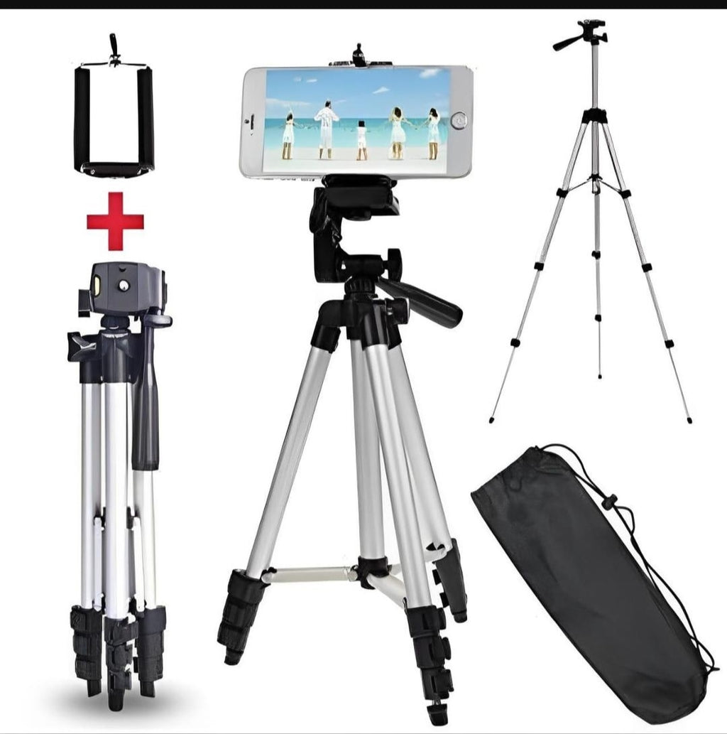 3.5ft Adjustable Tripod Stand for Mobile & Camera with Bag