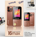 G'FIVE 16 Max Feature Phone - 4000mAh Battery, 2.4" Display, Digital Camera, FM Radio & Memory Card Support